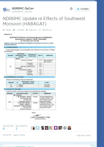2014aug05 jose habagat ndrmc